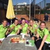Dames 2, gesponsord door Wielinga Juweliers, is begonnen met de competitie! De lady schaal van Sassenheimse Tennisvereniging Stv smaakt goed!